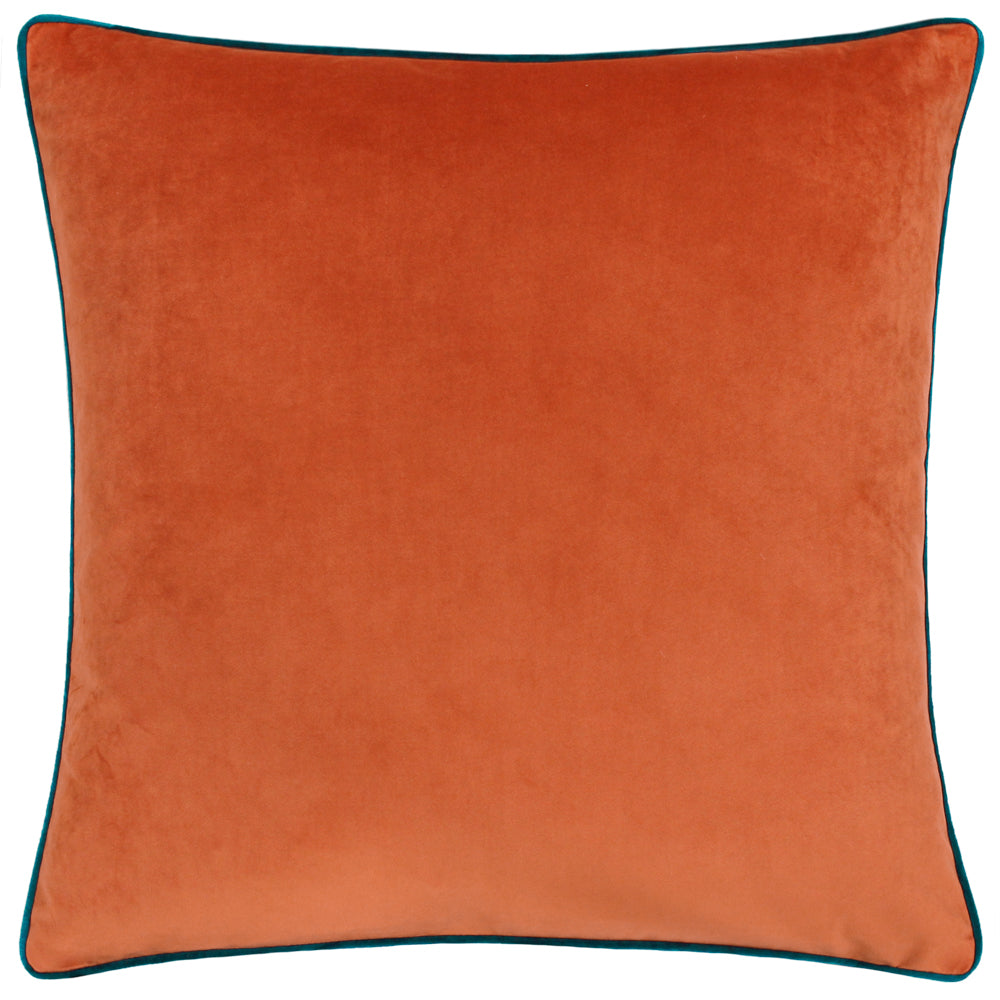 Meridian Velvet Cushion Tiger/Teal