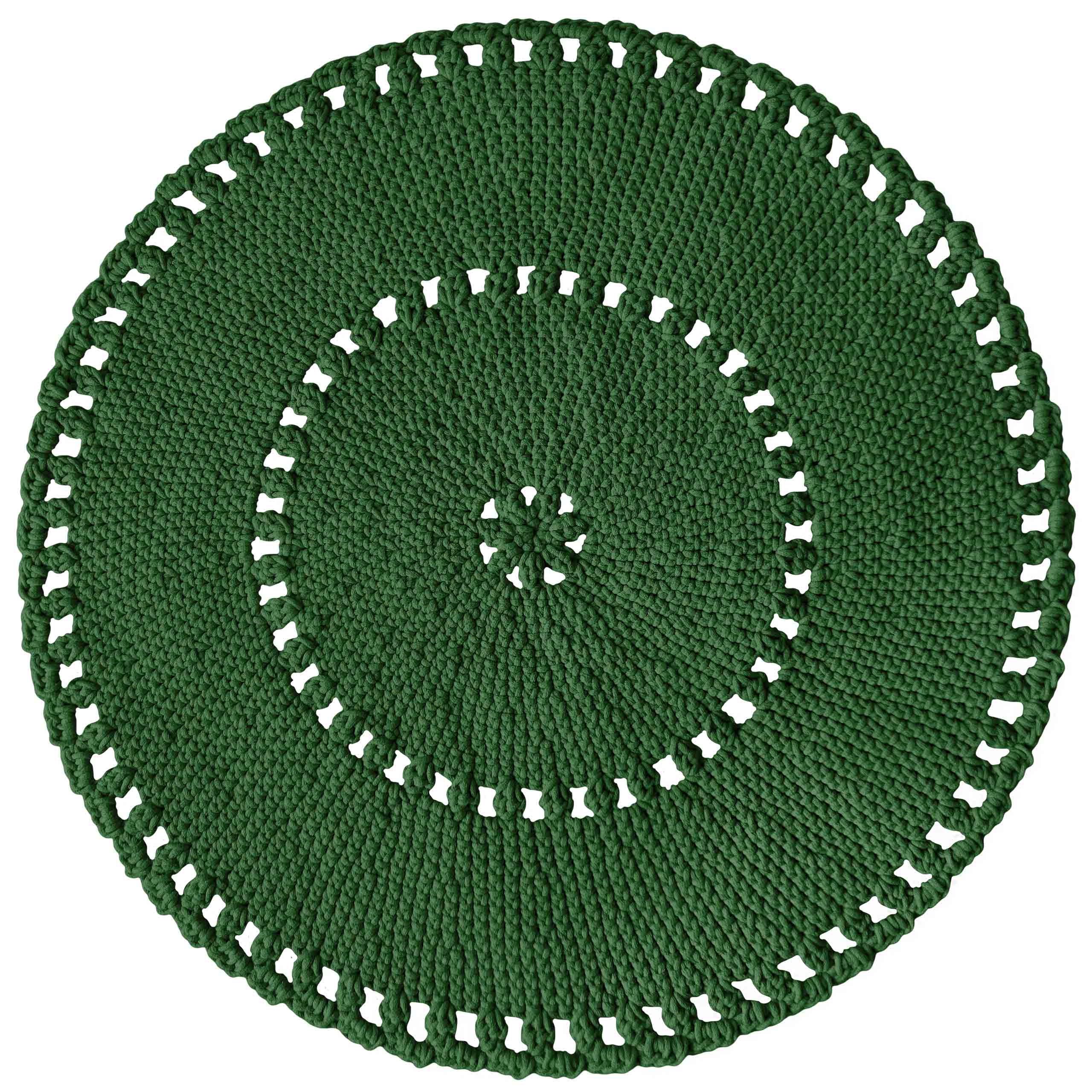 Crochet BOHO Rug - Avocado