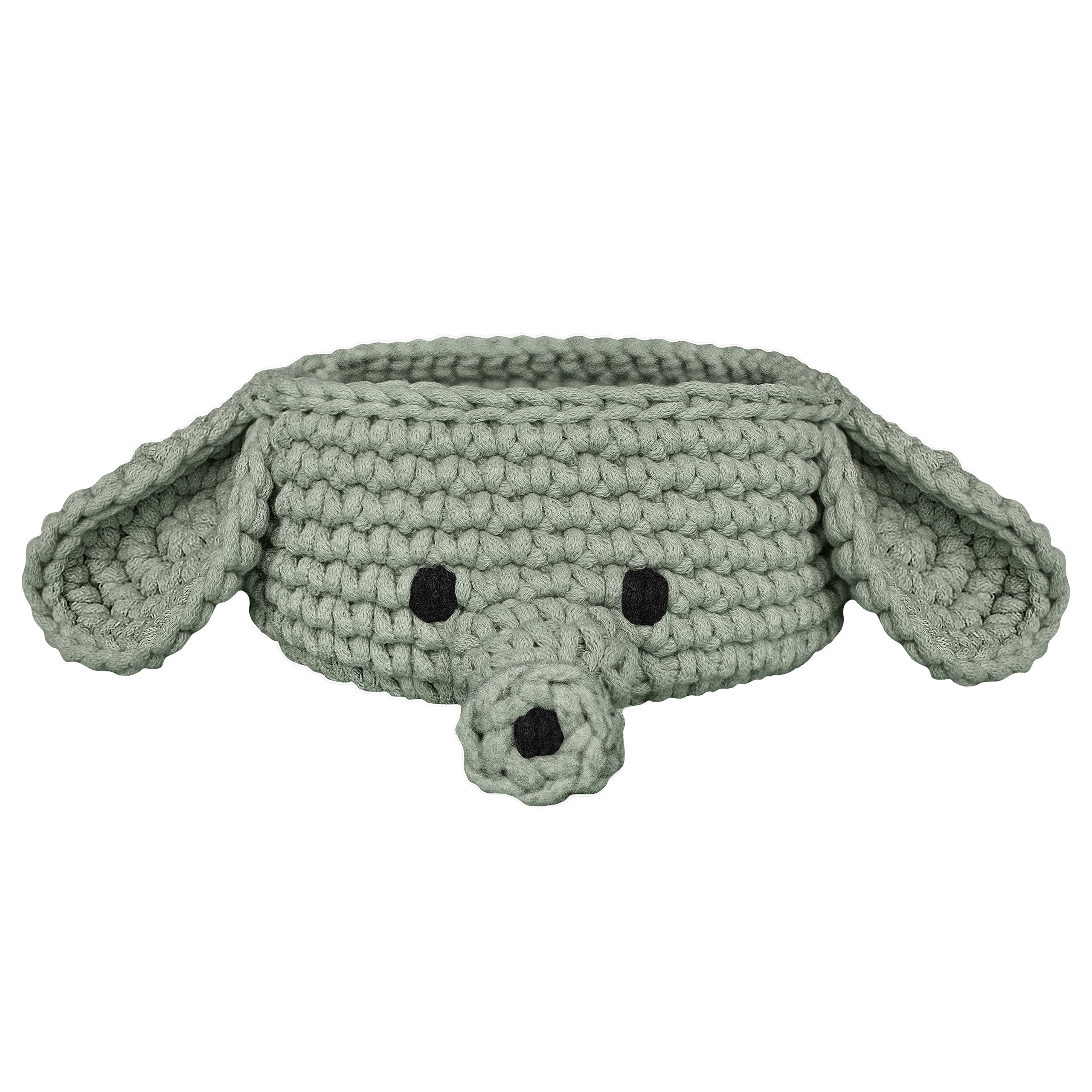 Elephant Basket - Light Olive