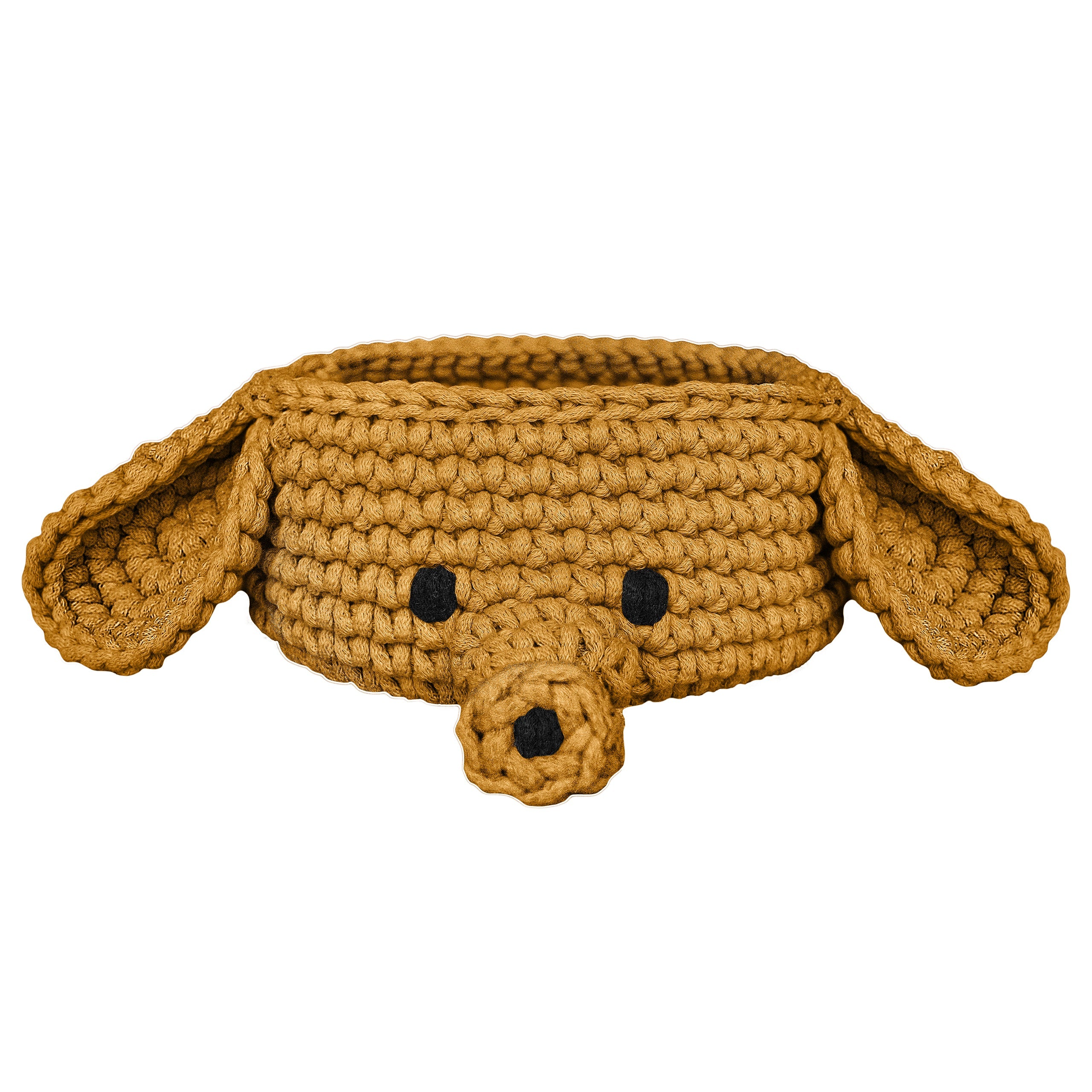 Elephant Basket - Mustard