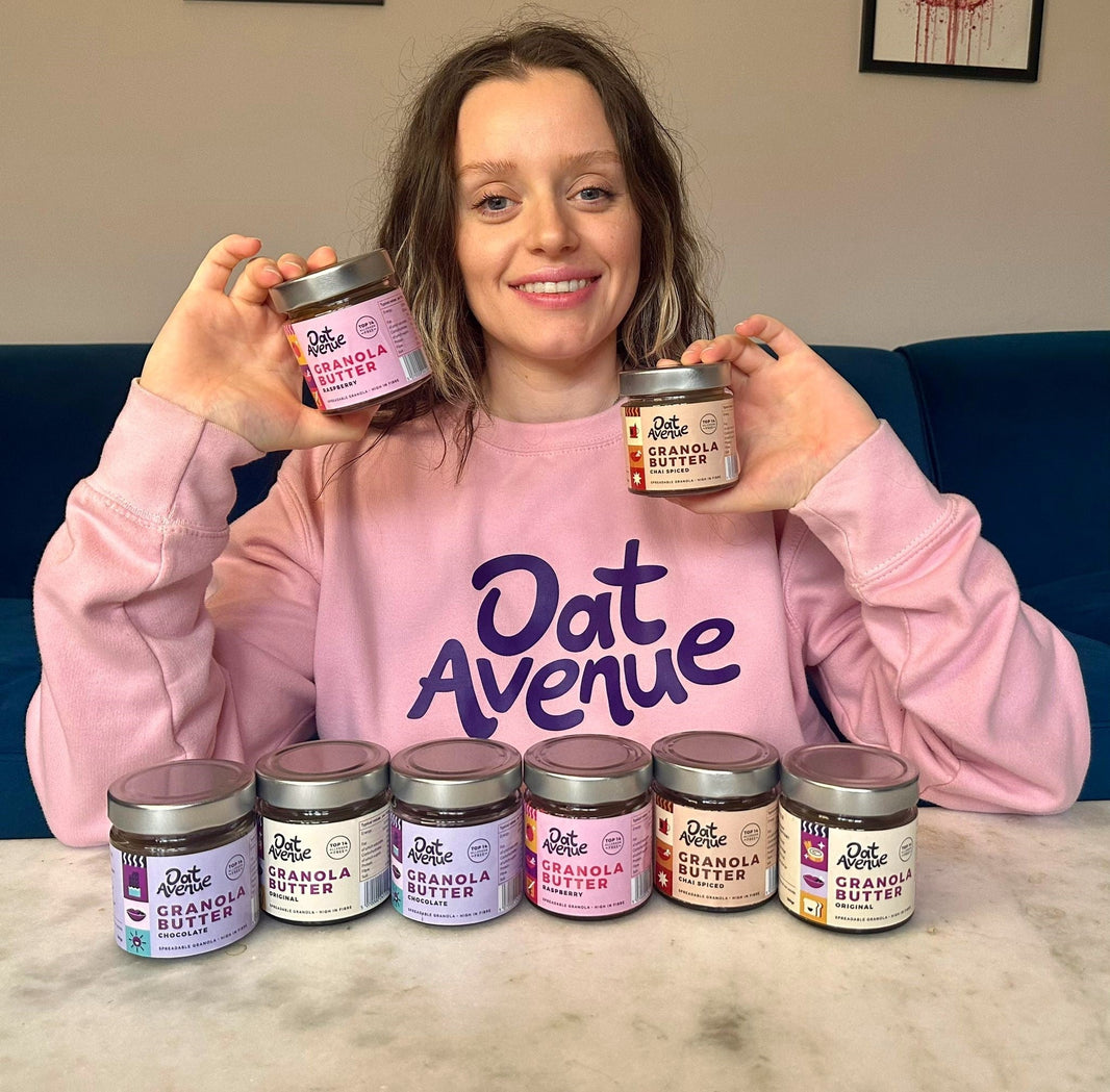 Oat Avenue Founder Iva with UK's first Granola Butter Range