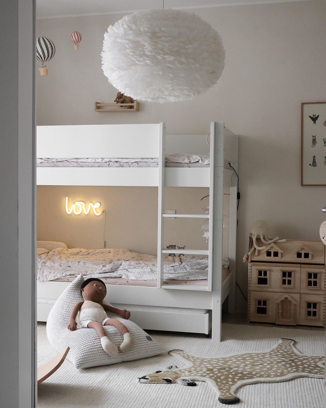 Knitted Bean Bag Kids - Ivory