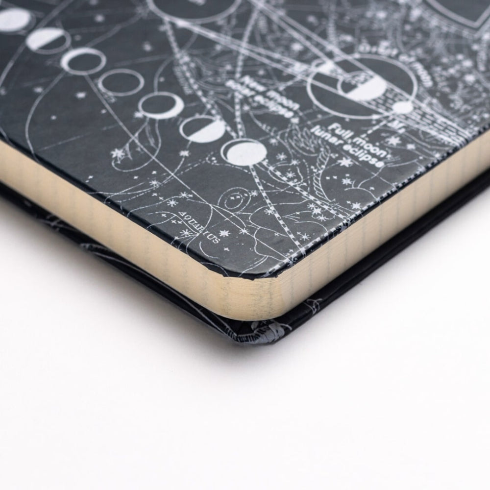 A5 Astronomy Notebook with Space design on the cover