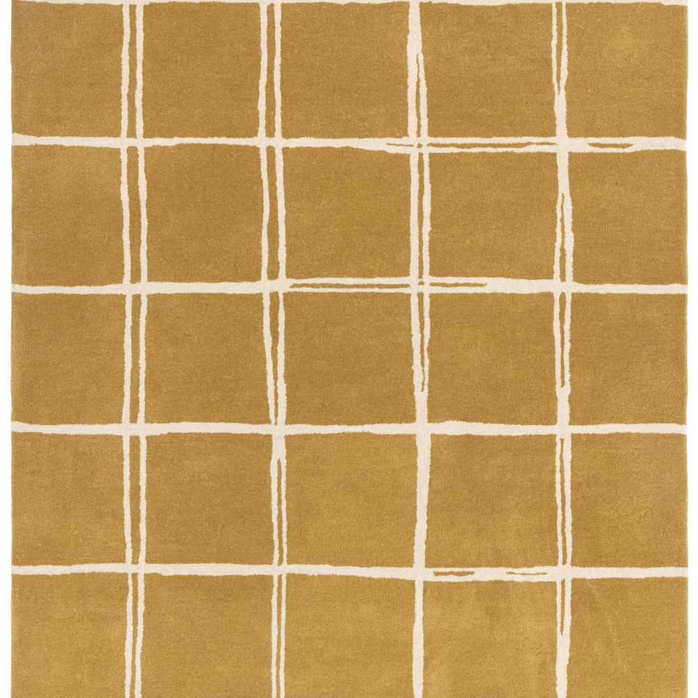Albany Grid Gold Rug