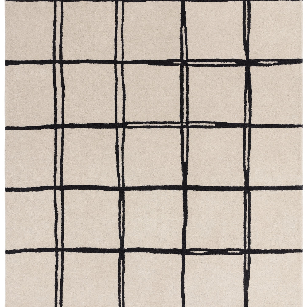 Albany Grid Monochrome Rug
