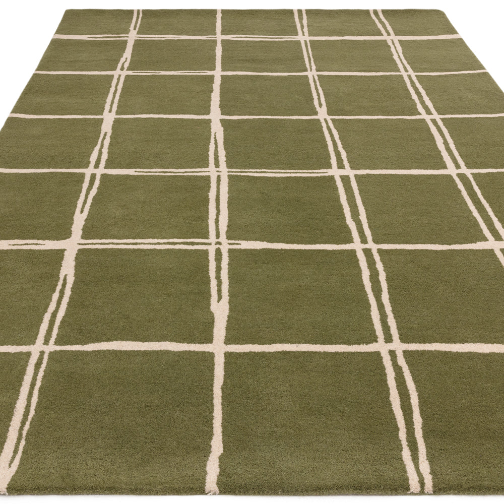 Albany Ogee Green Rug