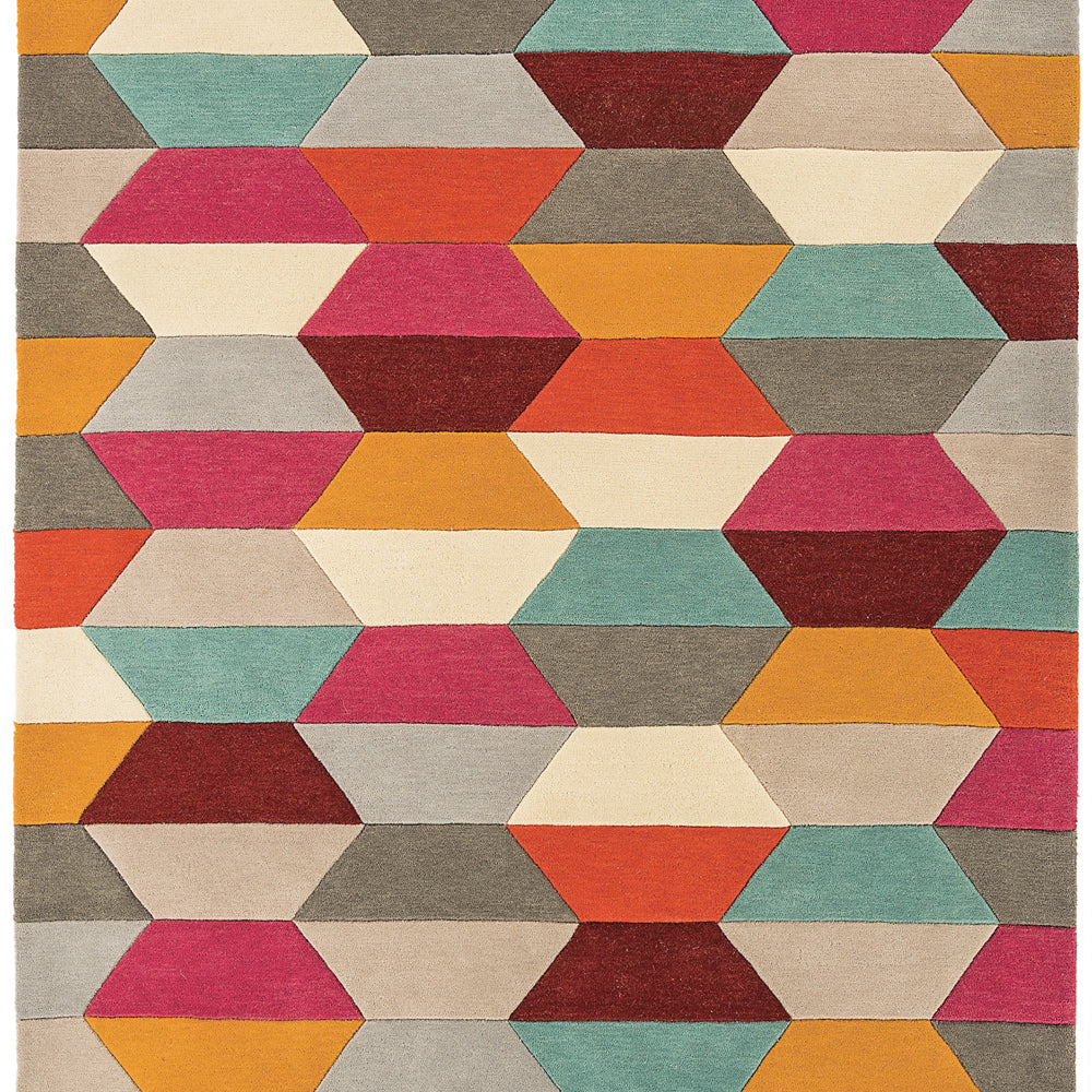 Funk Honeycomb Bright Rug