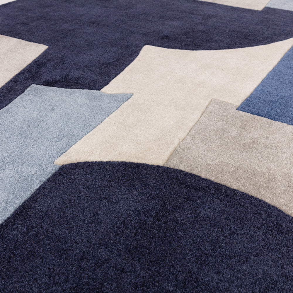 Romy Element Blue Rug