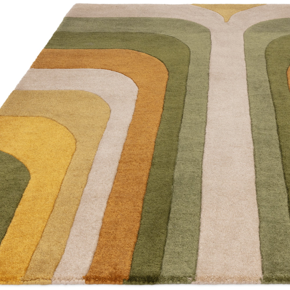 Romy Retro Green Rug