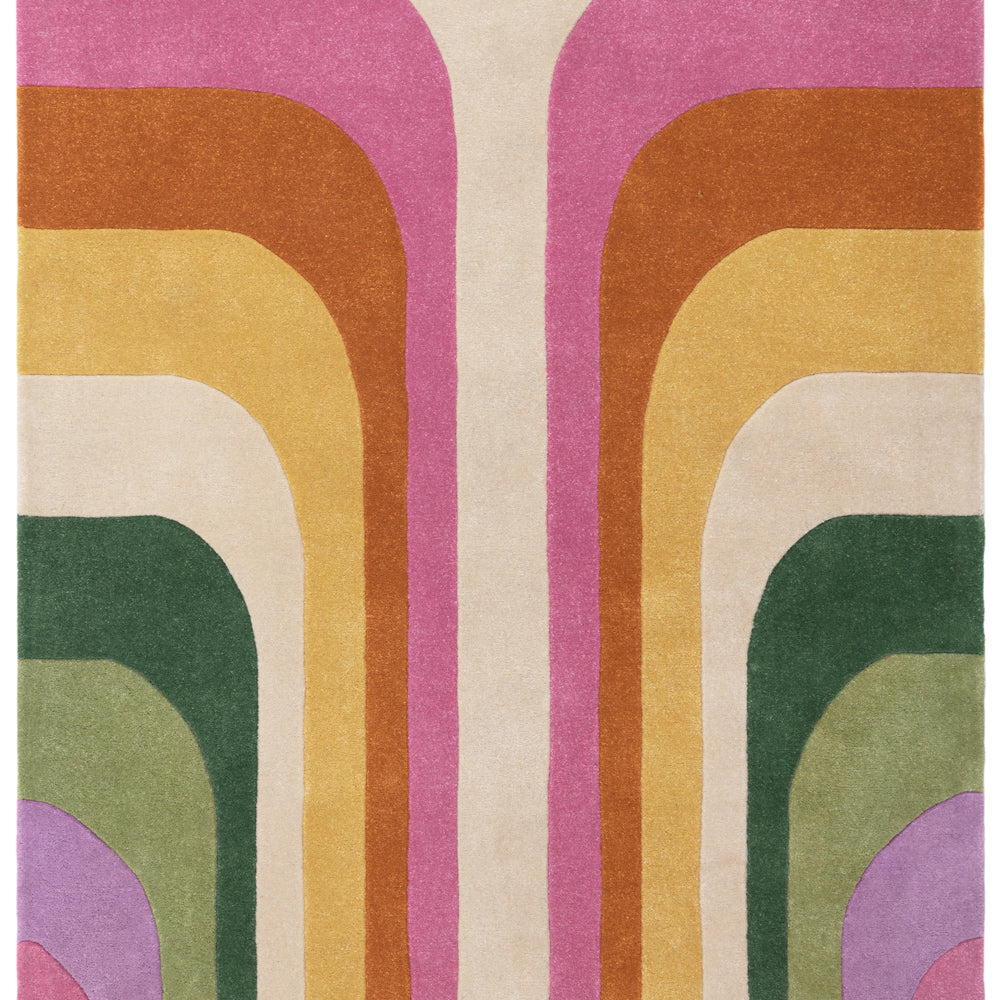 Romy Retro Pink Rug
