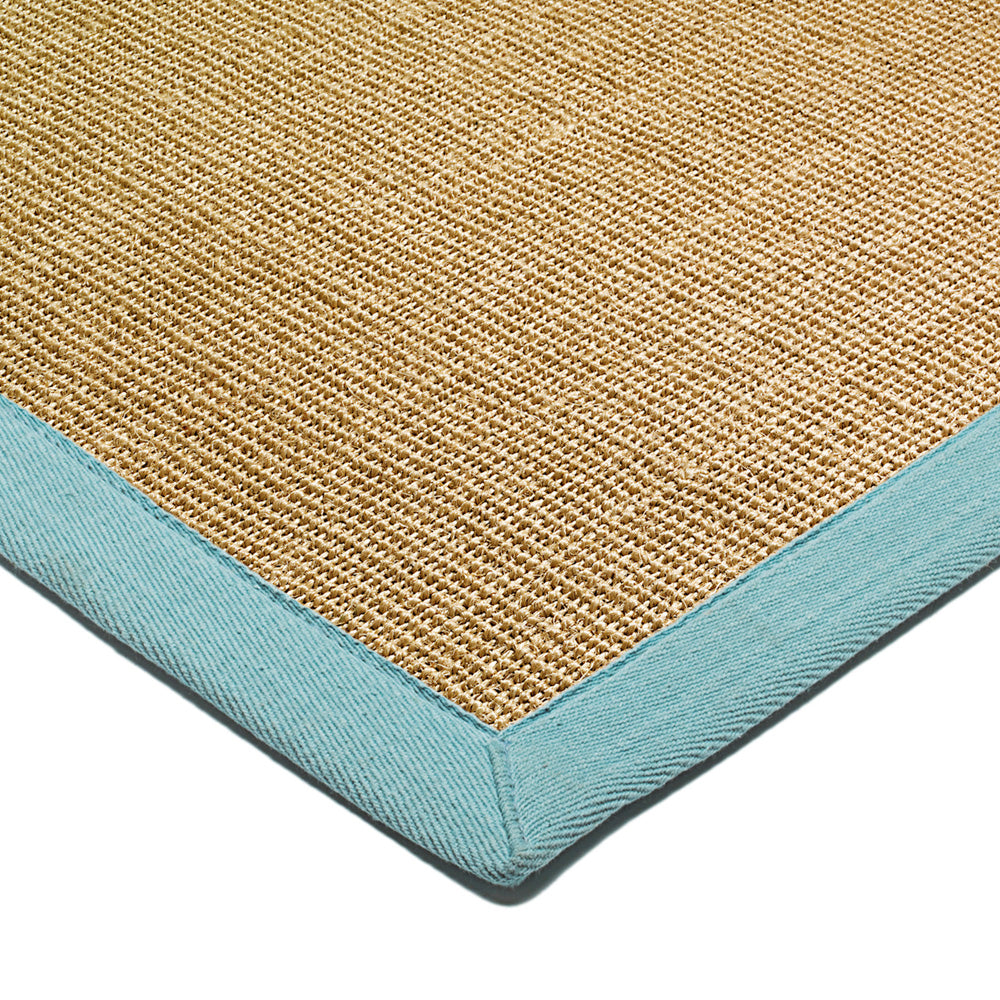 Sisal Linen/Aqua Rug