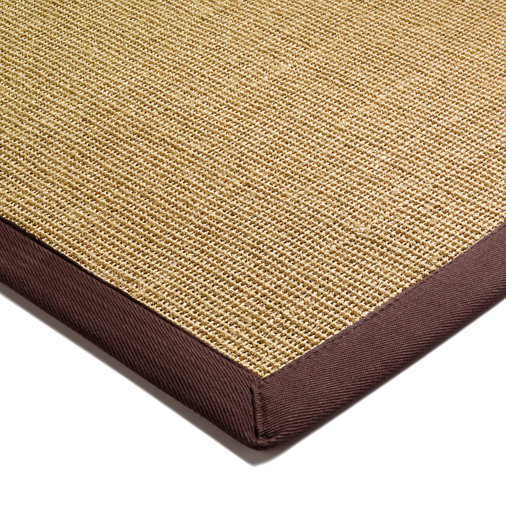 Sisal Linen/Chocolate Rug