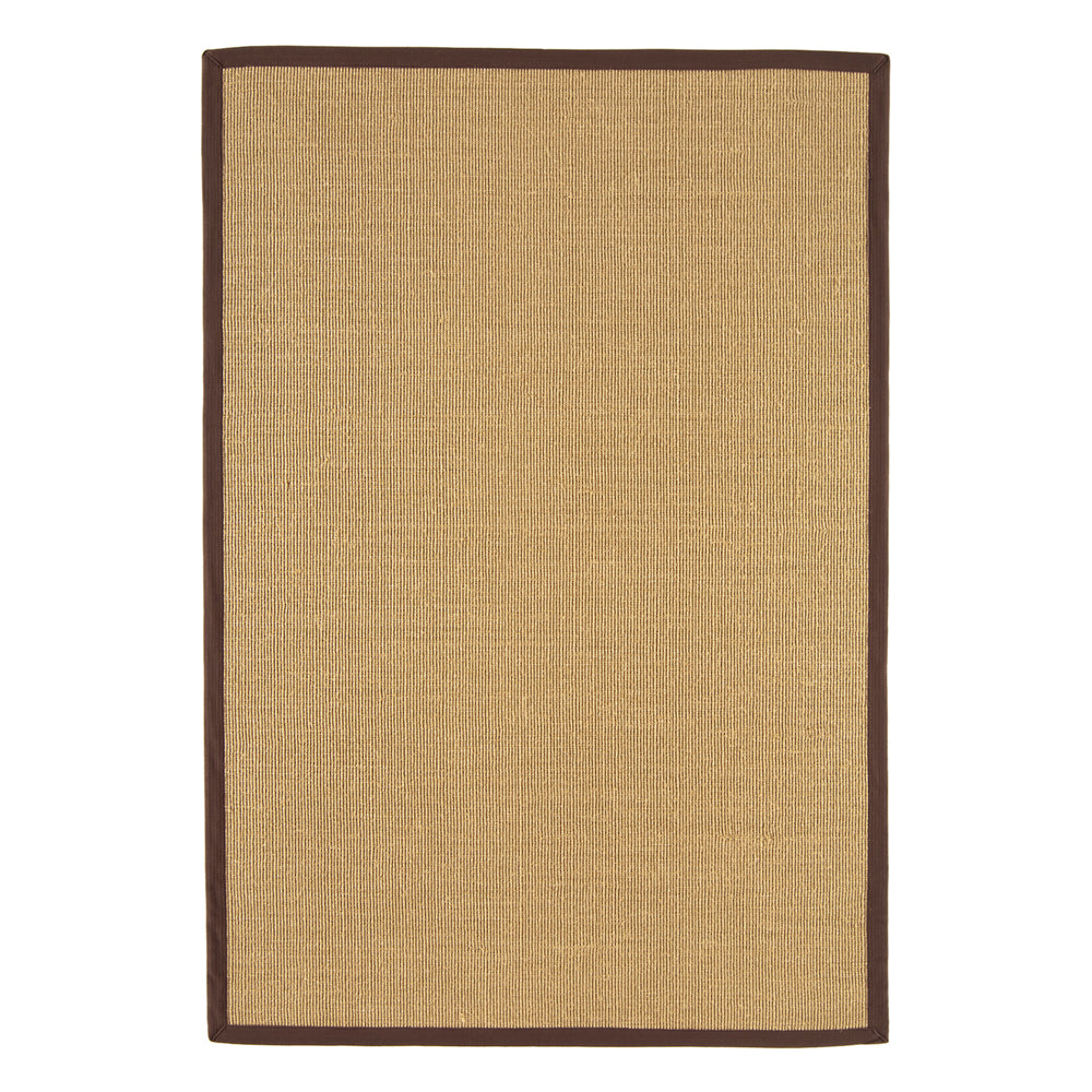 Sisal Linen/Chocolate Rug