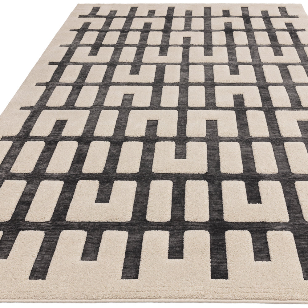 Valley Junction Ivory/Charcoal Rug