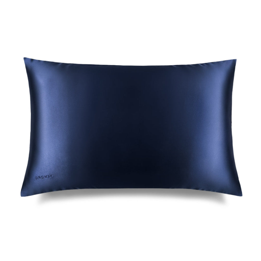 Midnight Blue pillowcases on a white background