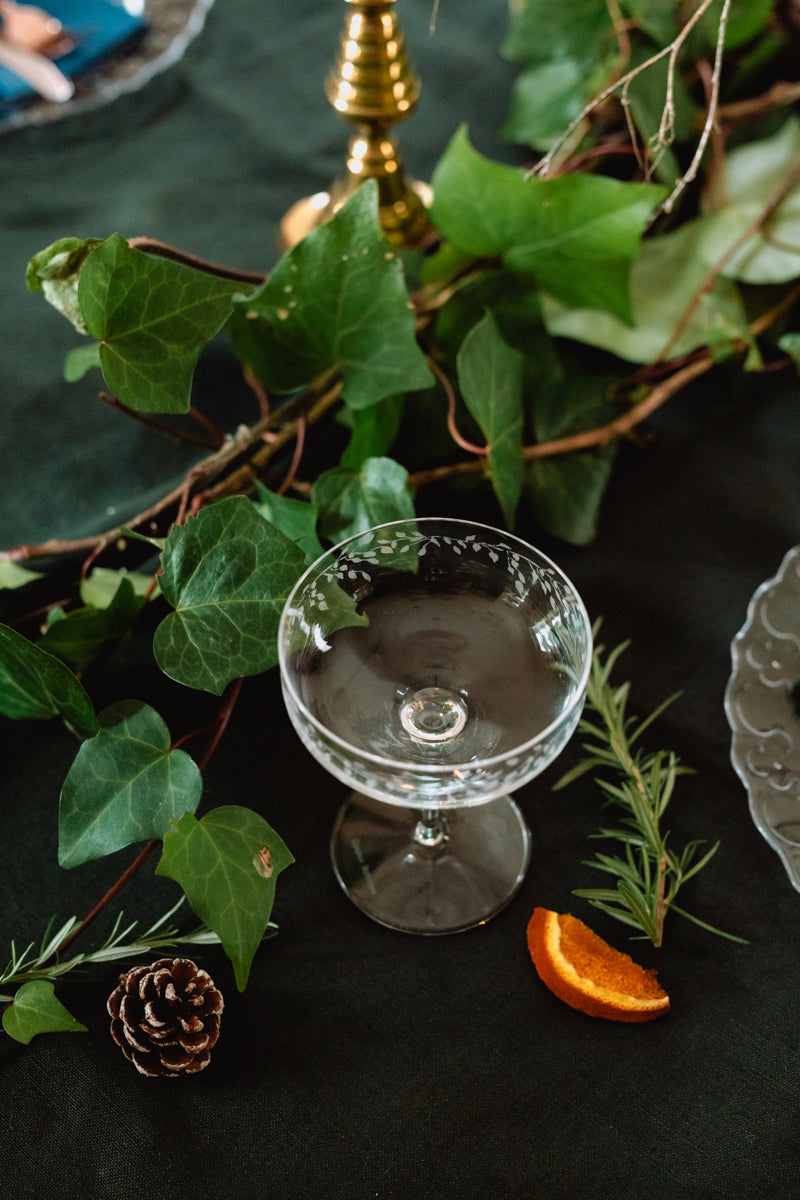 Silver Birch Crystal Coupe - Individual
