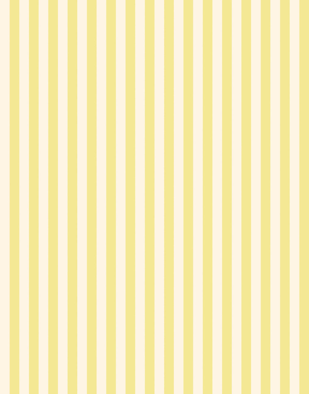 Vertical Striped wallpaper with alternating light yellow and white vertical stripes
