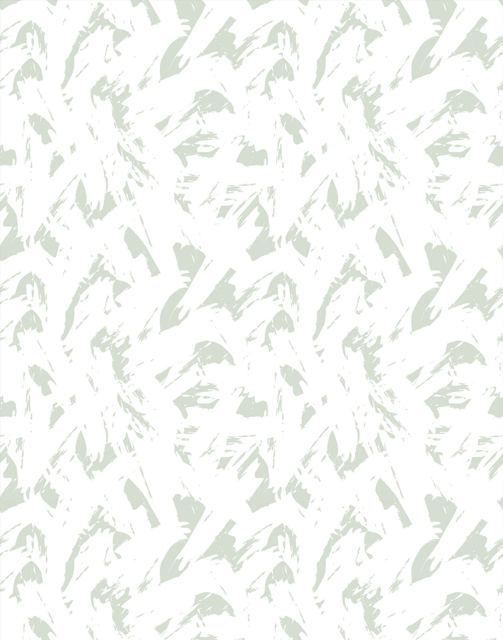 Abstract green brush stroke patterned wallpaper