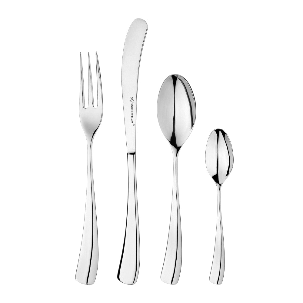 Larch Mirror 24 piece cutlery set