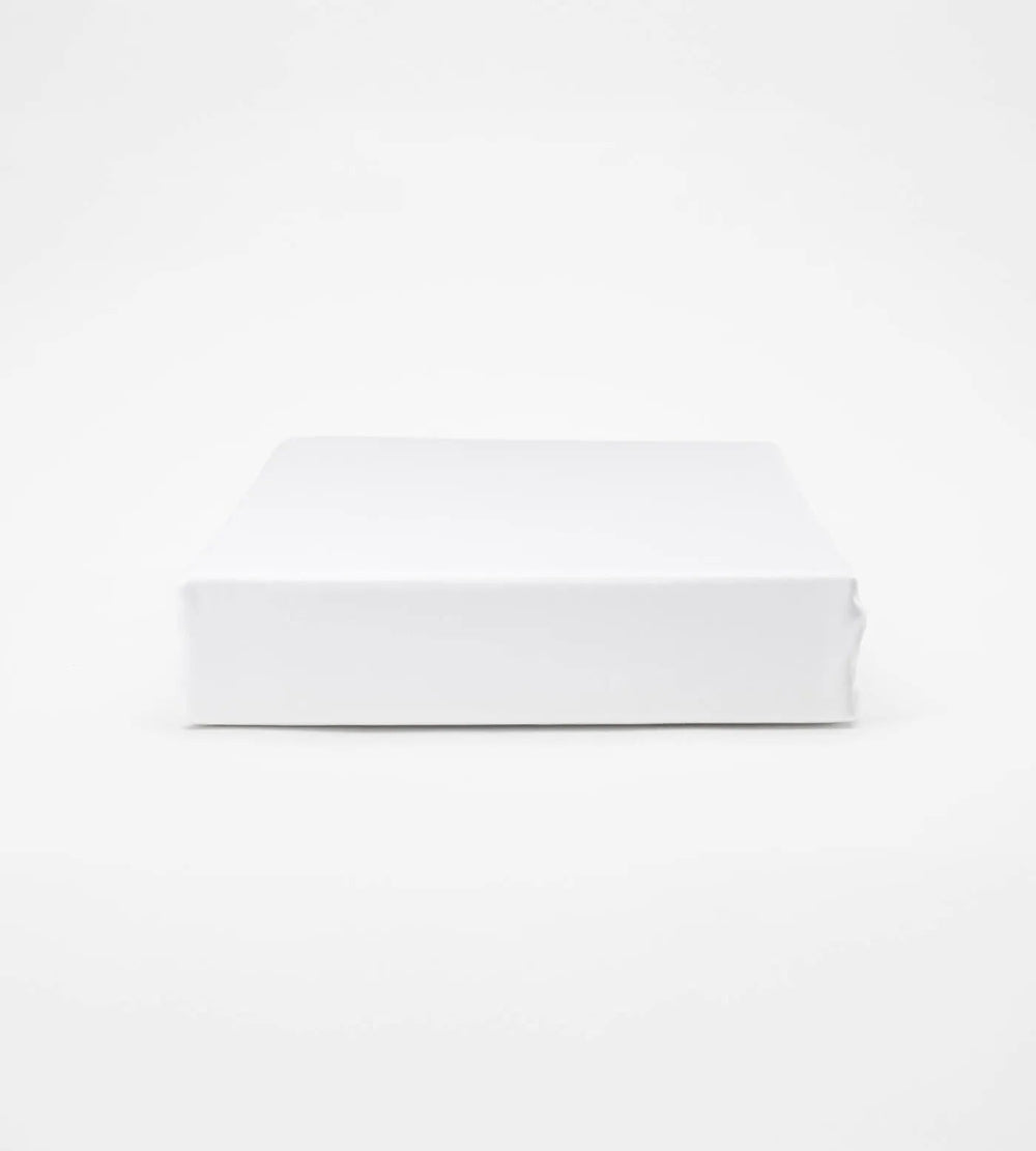 White Duvet cover on a white background