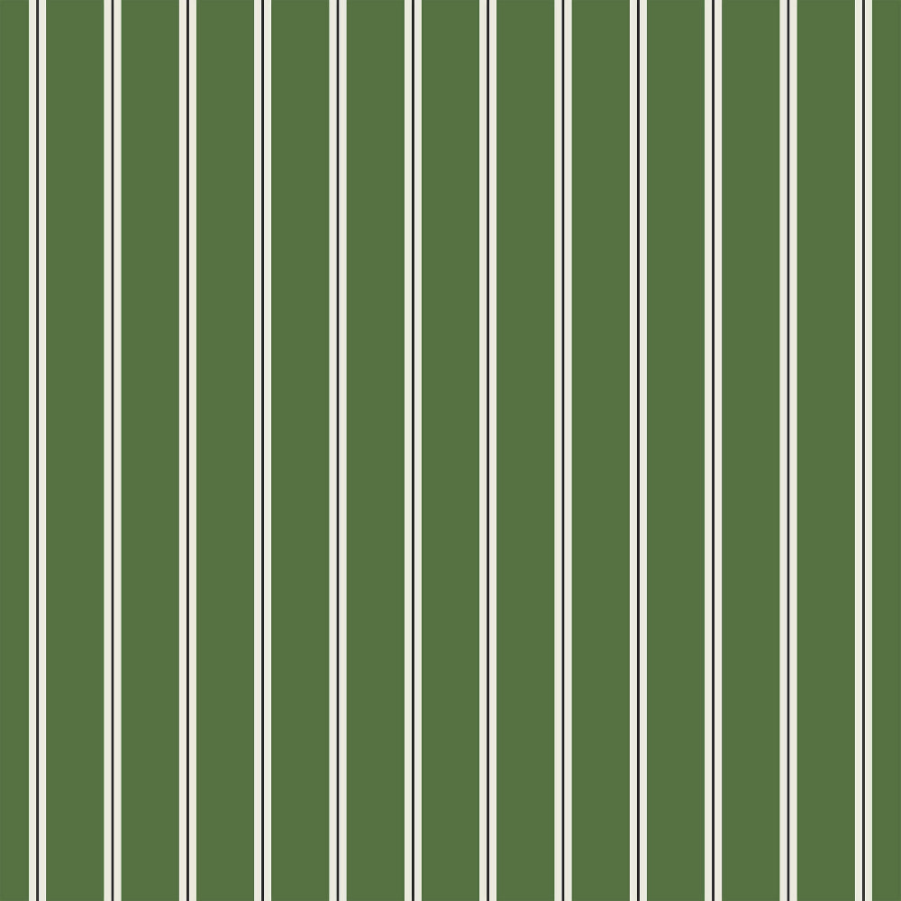 Green background with white vertical stripes