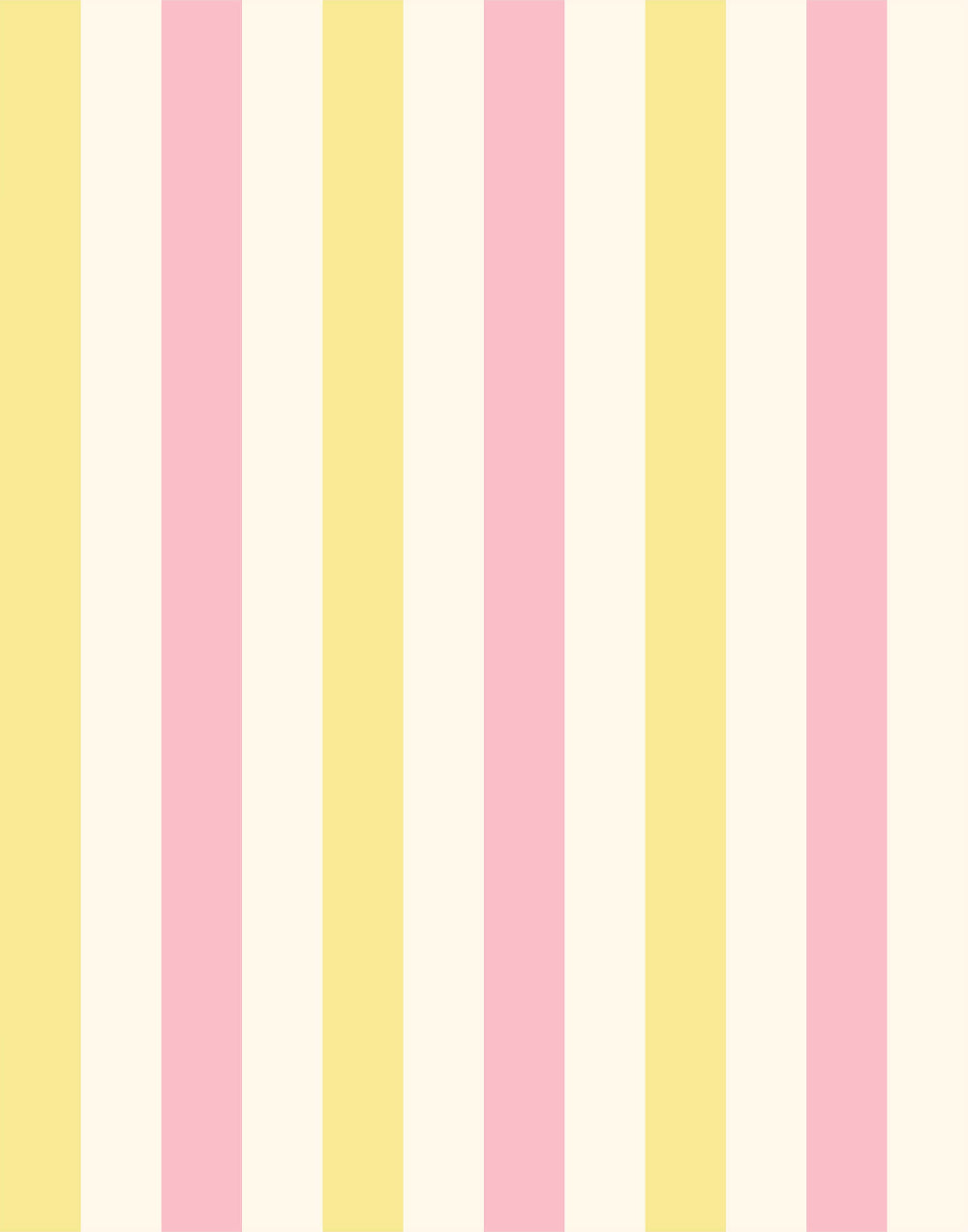 Pattern of vertical pink and yellow stripes on a light pink background