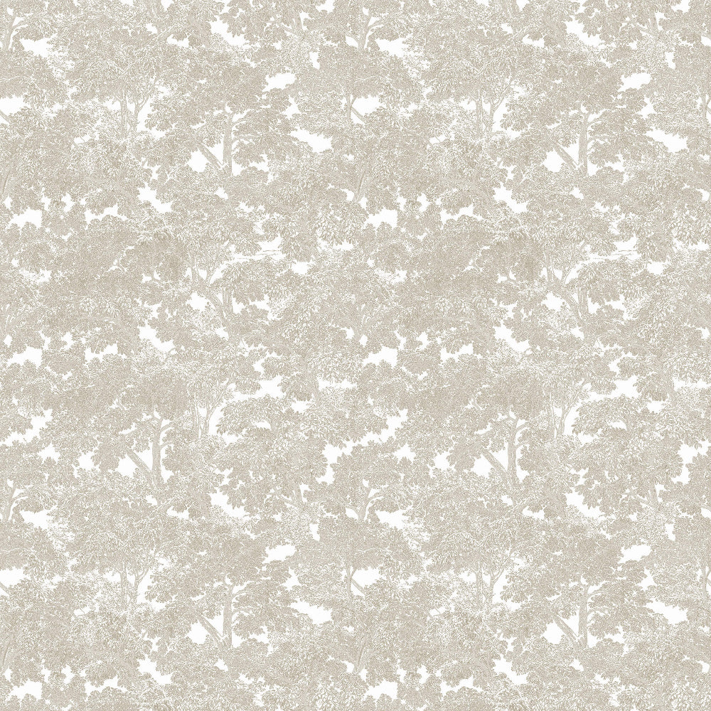 Sherwood Tree wallpaper in colour beige