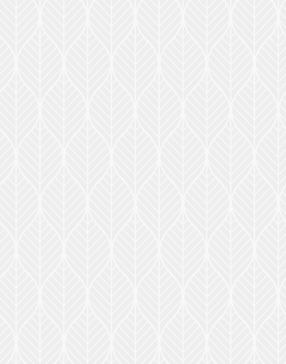 Grey and White geometric patterned wallpaper on a white background