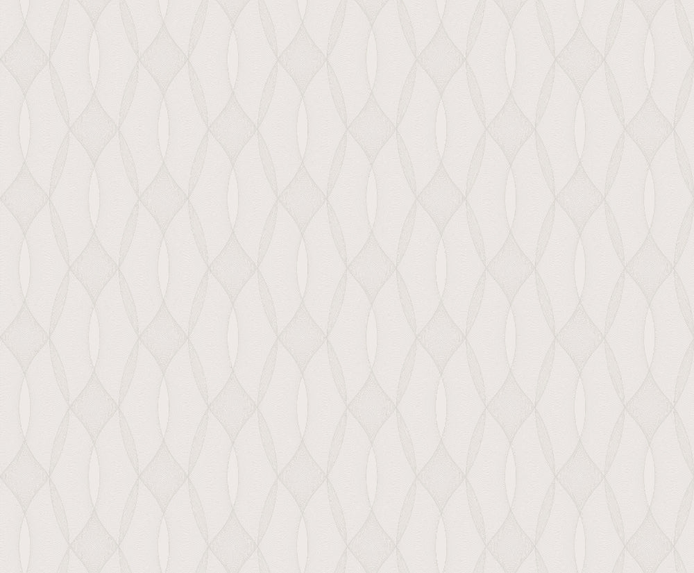 Venn Grey Wallpaper with wavy lines