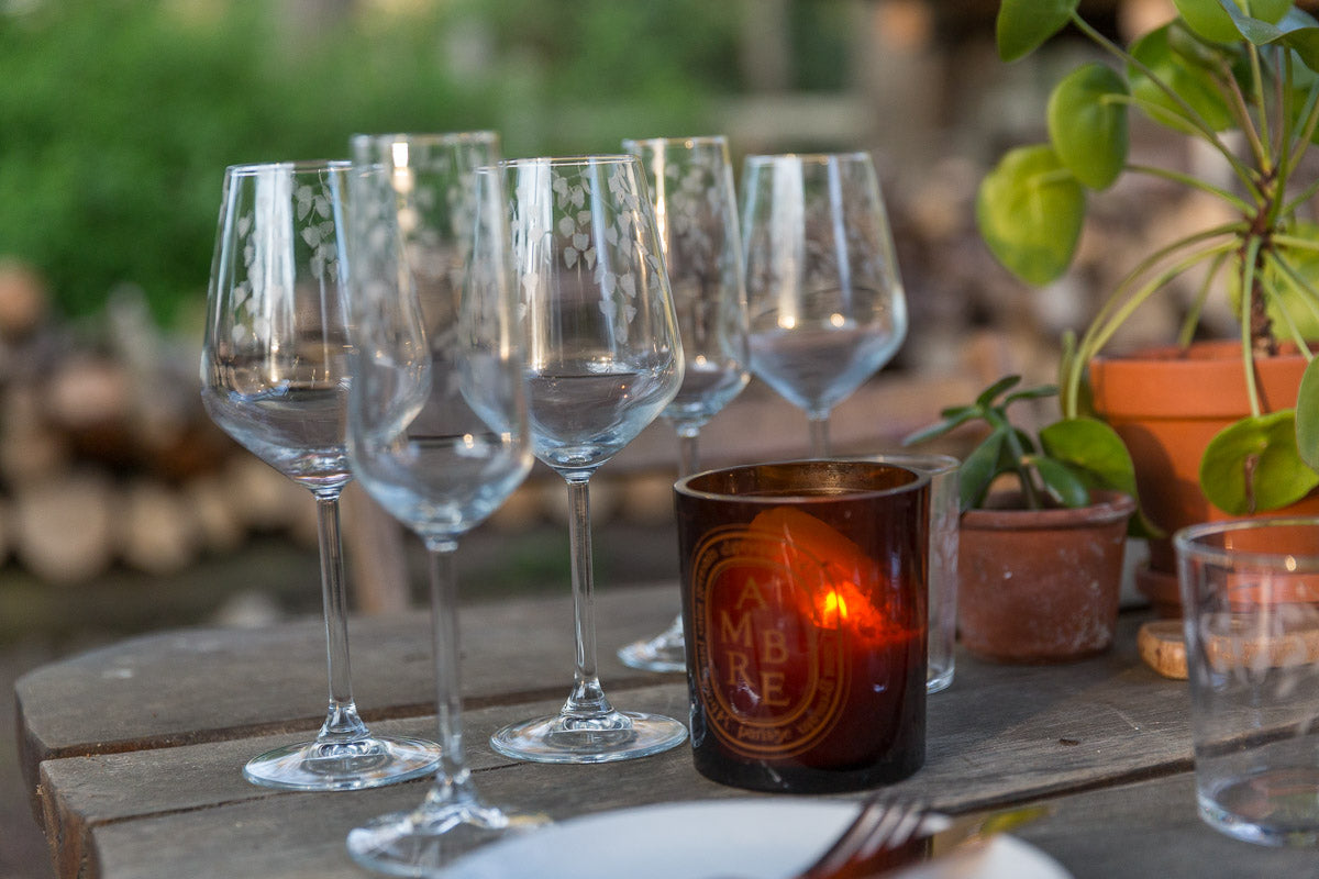 Silver Birch Wine Glass - Individual