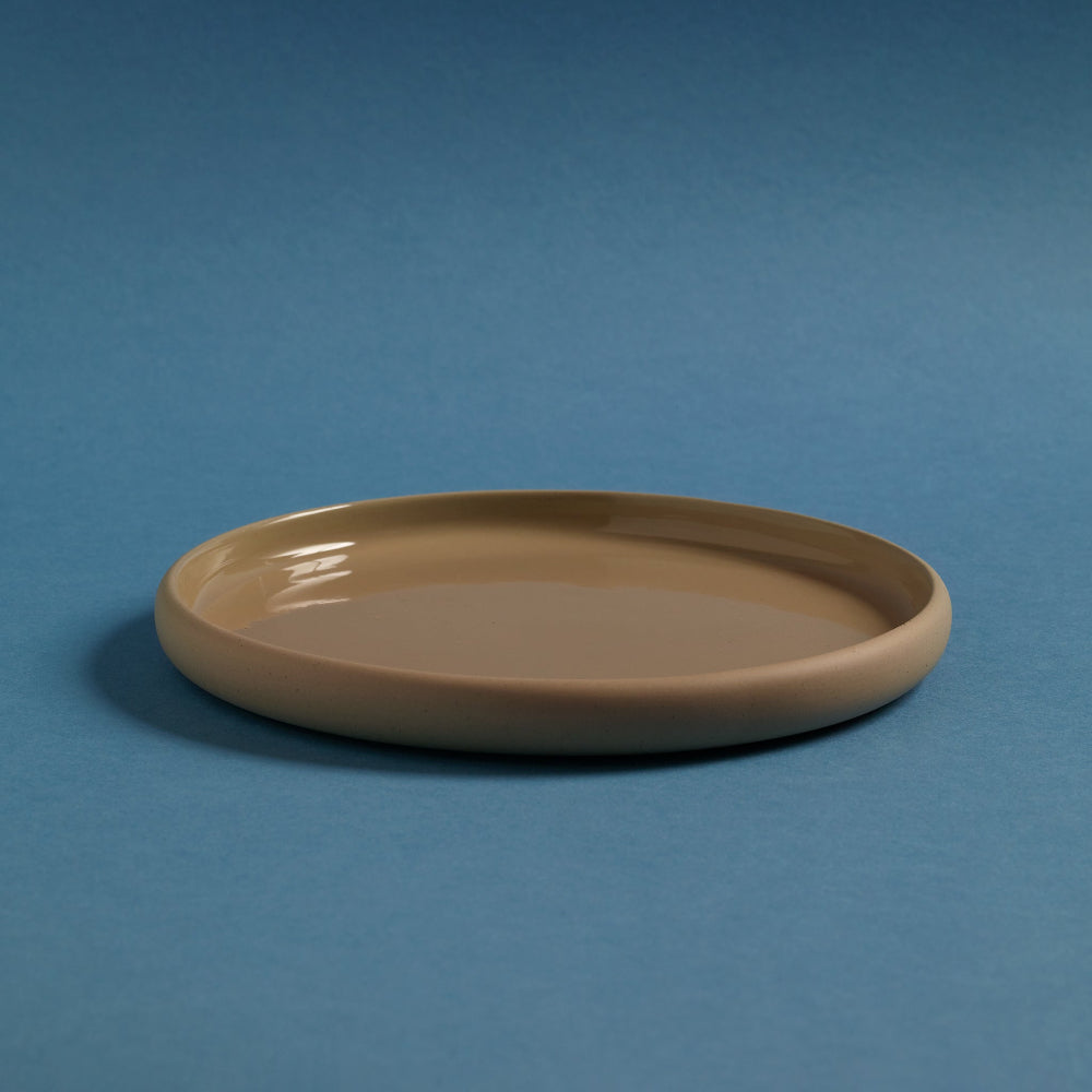 Aaron Probyn COLOMBO 19cm porcelain side plate in Oat