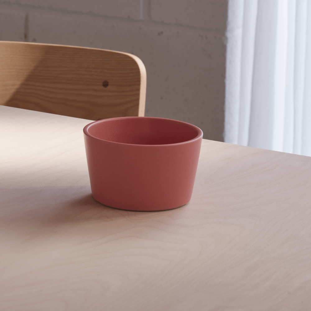 Aaron Probyn NEU ceramic breakfast bowls in Matt Dusty Pink