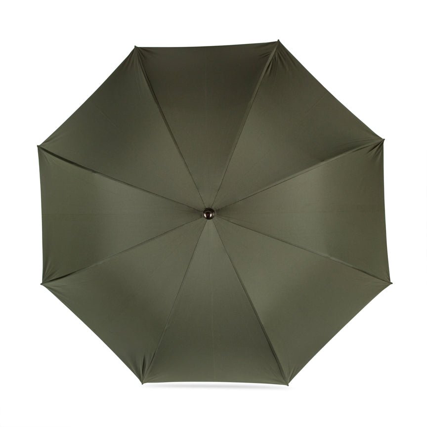 Racing Green umbrella on a white background