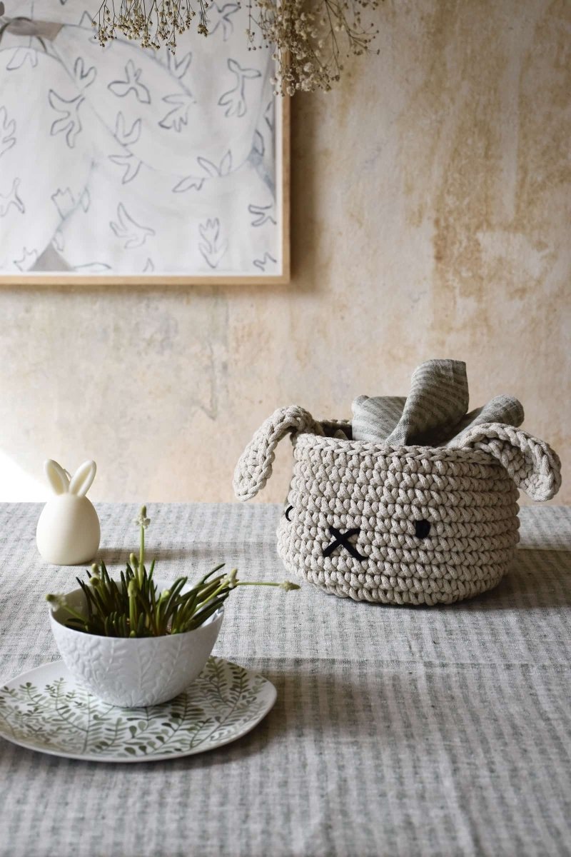 Bunny Basket - Beige