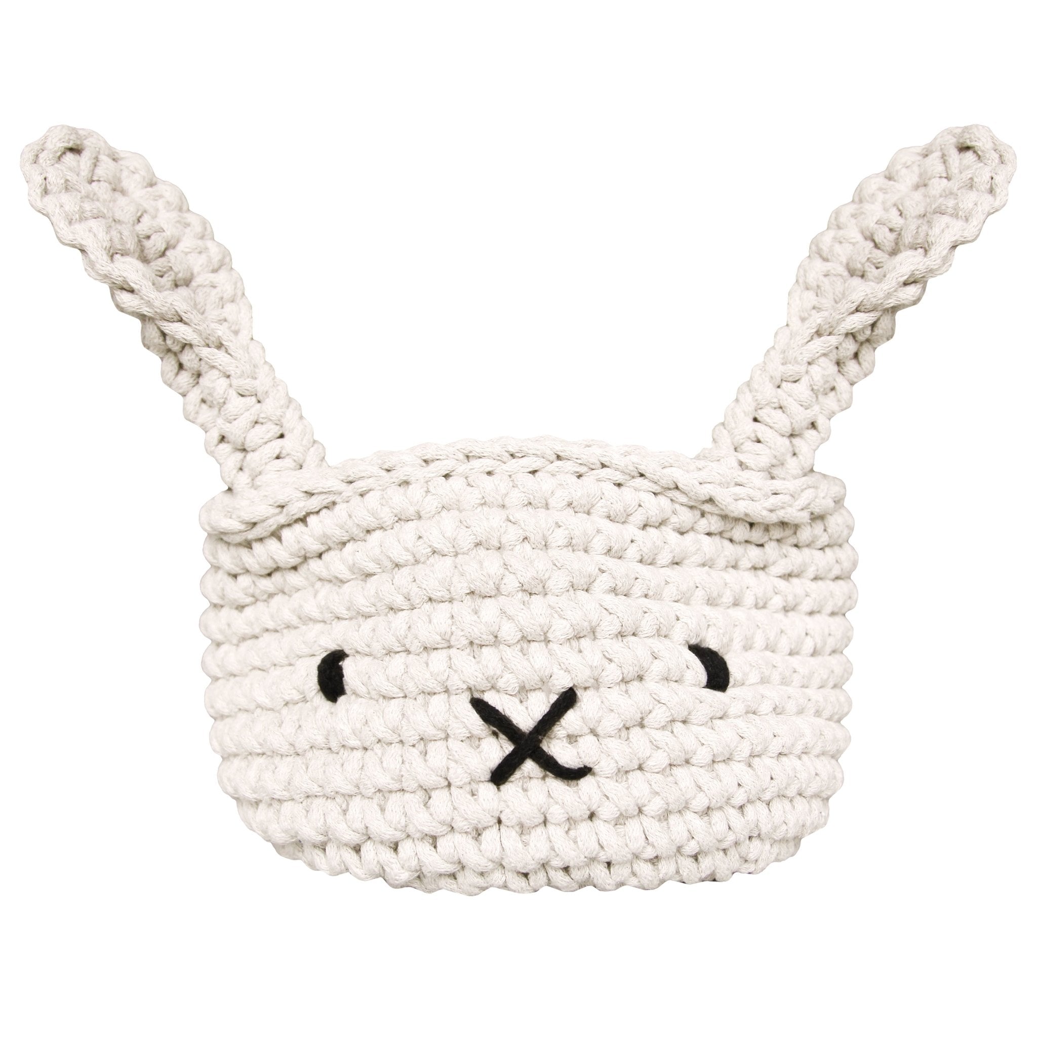 Bunny Basket - Ivory
