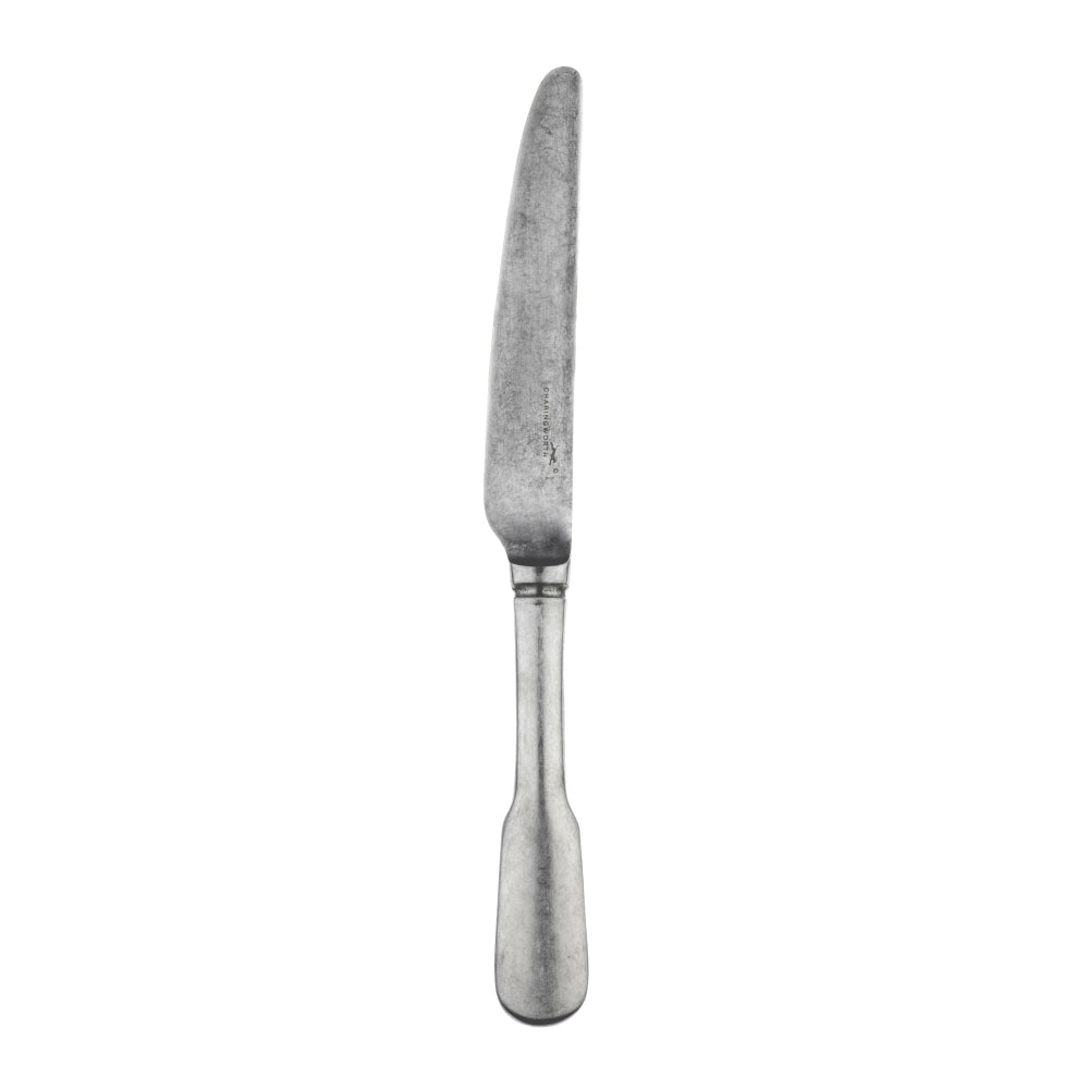 Fiddle Vintage Stainless steel knife on a white background