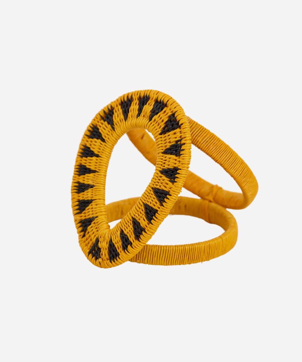Gota Werregue Napkin Ring Mustard