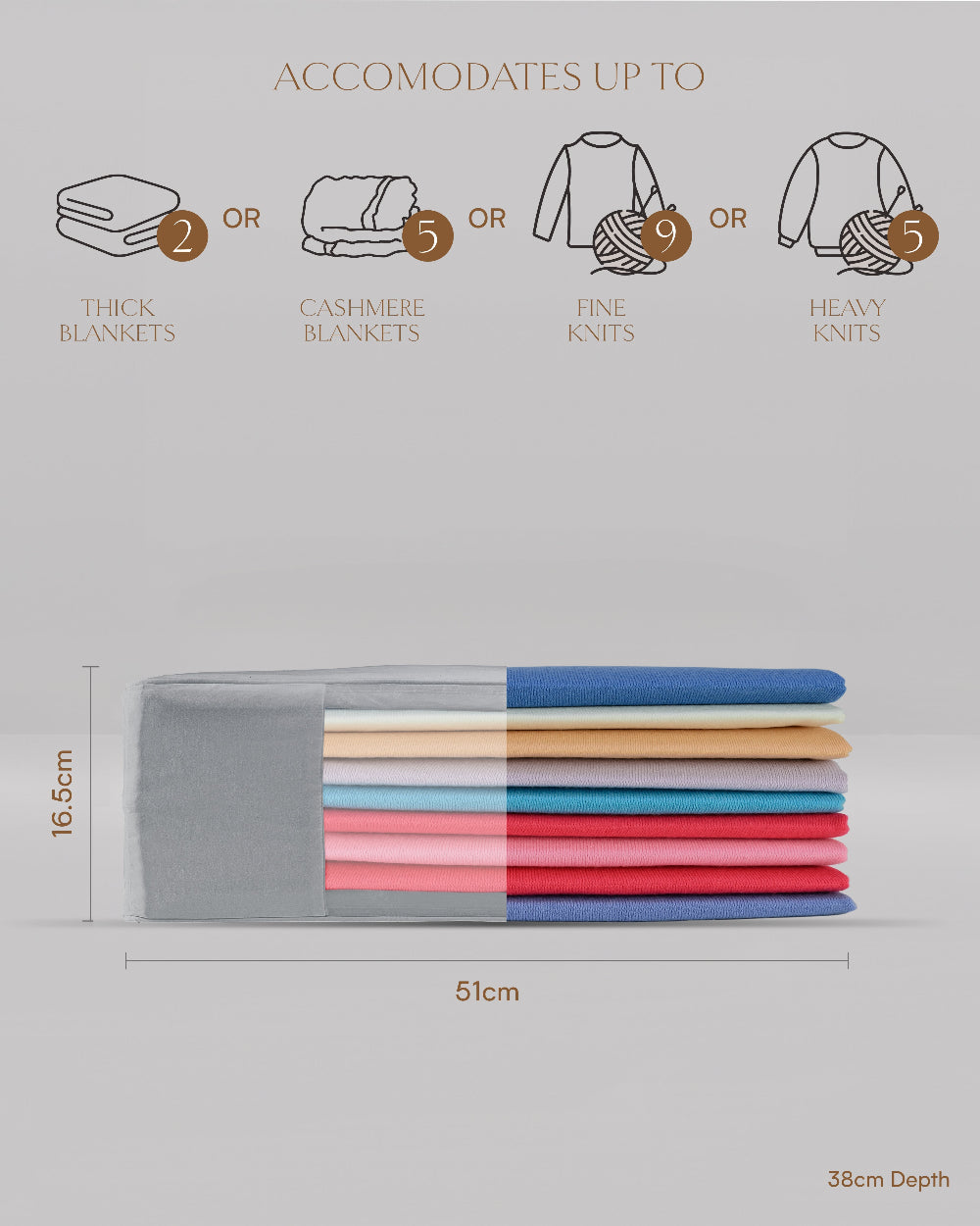 Hayden Hill storage bag dimensions