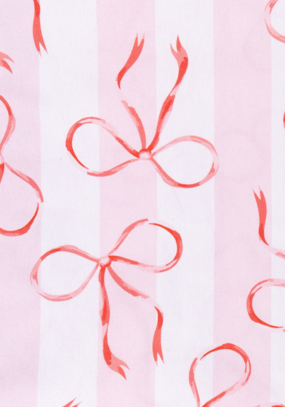 Kensington Cotton Bow Tablecloth with Ric Ric red edge detail