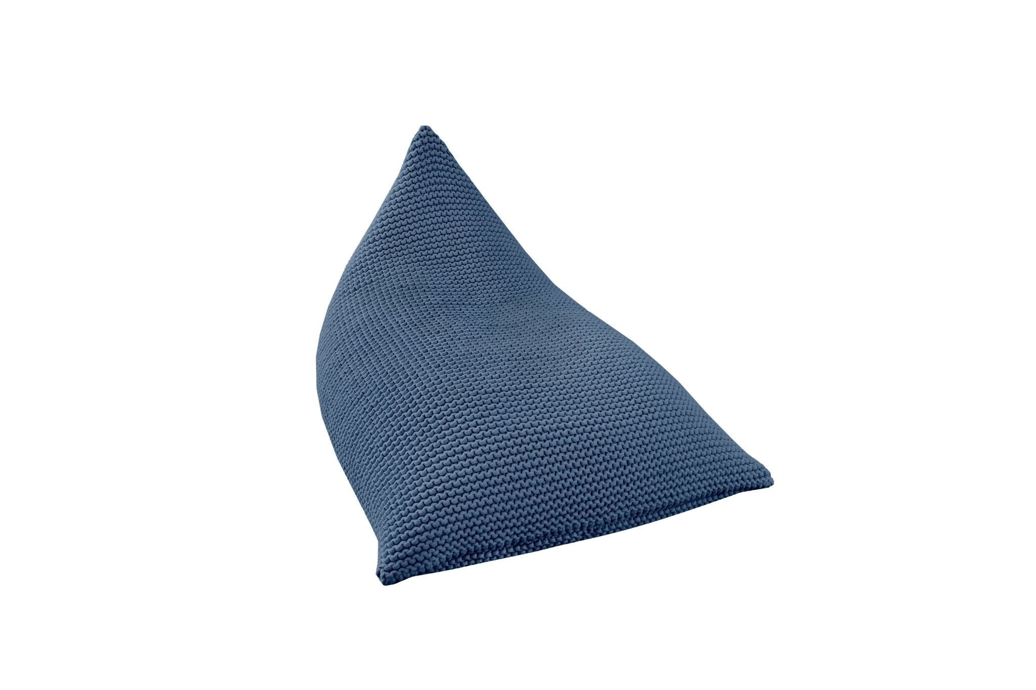 Knitted Bean Bag Kids - Denim Blue