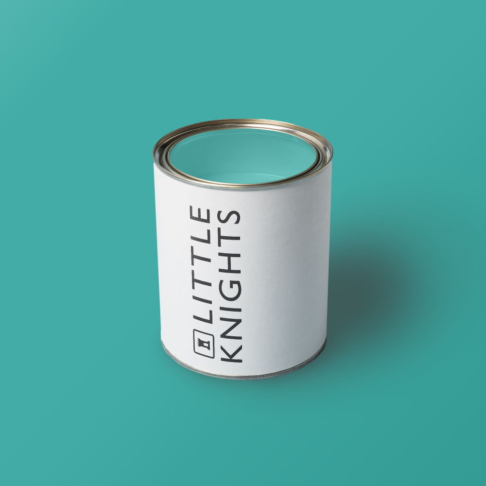 Little Knights Ava teal green paint