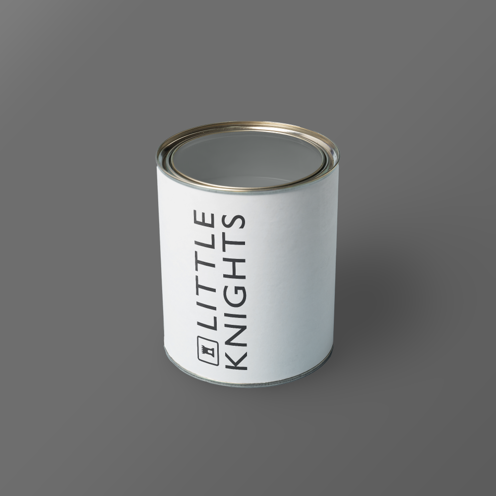 Little Knights Flint Grey cool mid tone grey paint