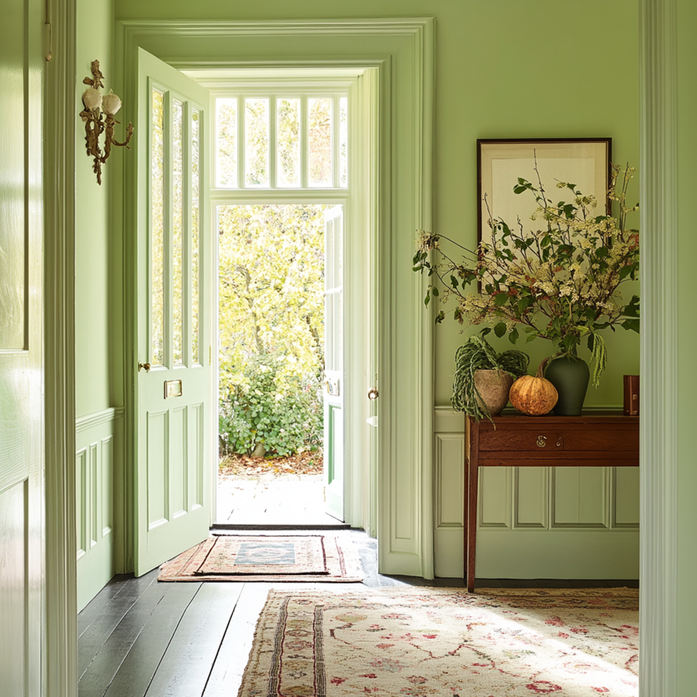 Little Knights Meadow fresh green interior paint