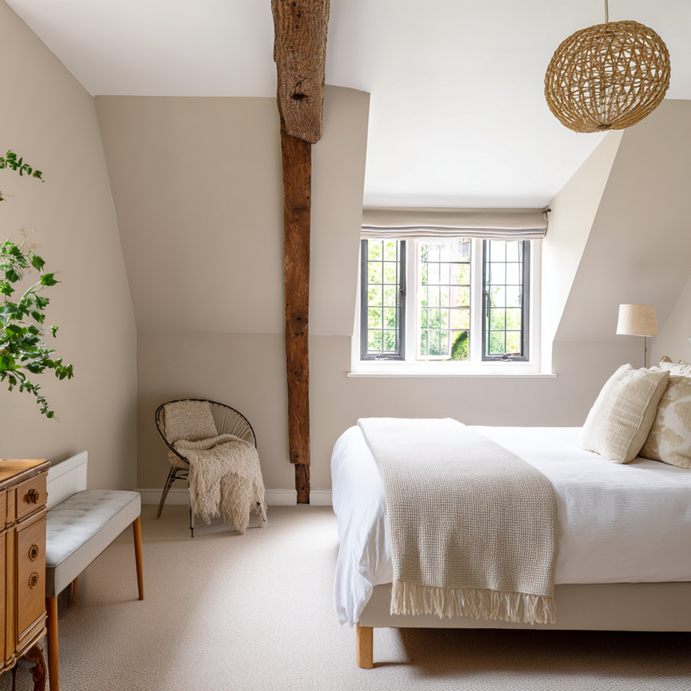 Little Knights New Thatch creamy beige grey paint colour