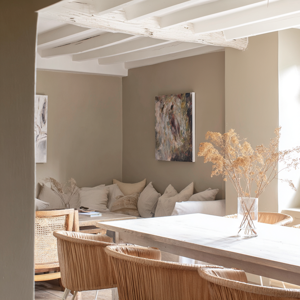 Little Knights New Thatch warm neutral interior paint