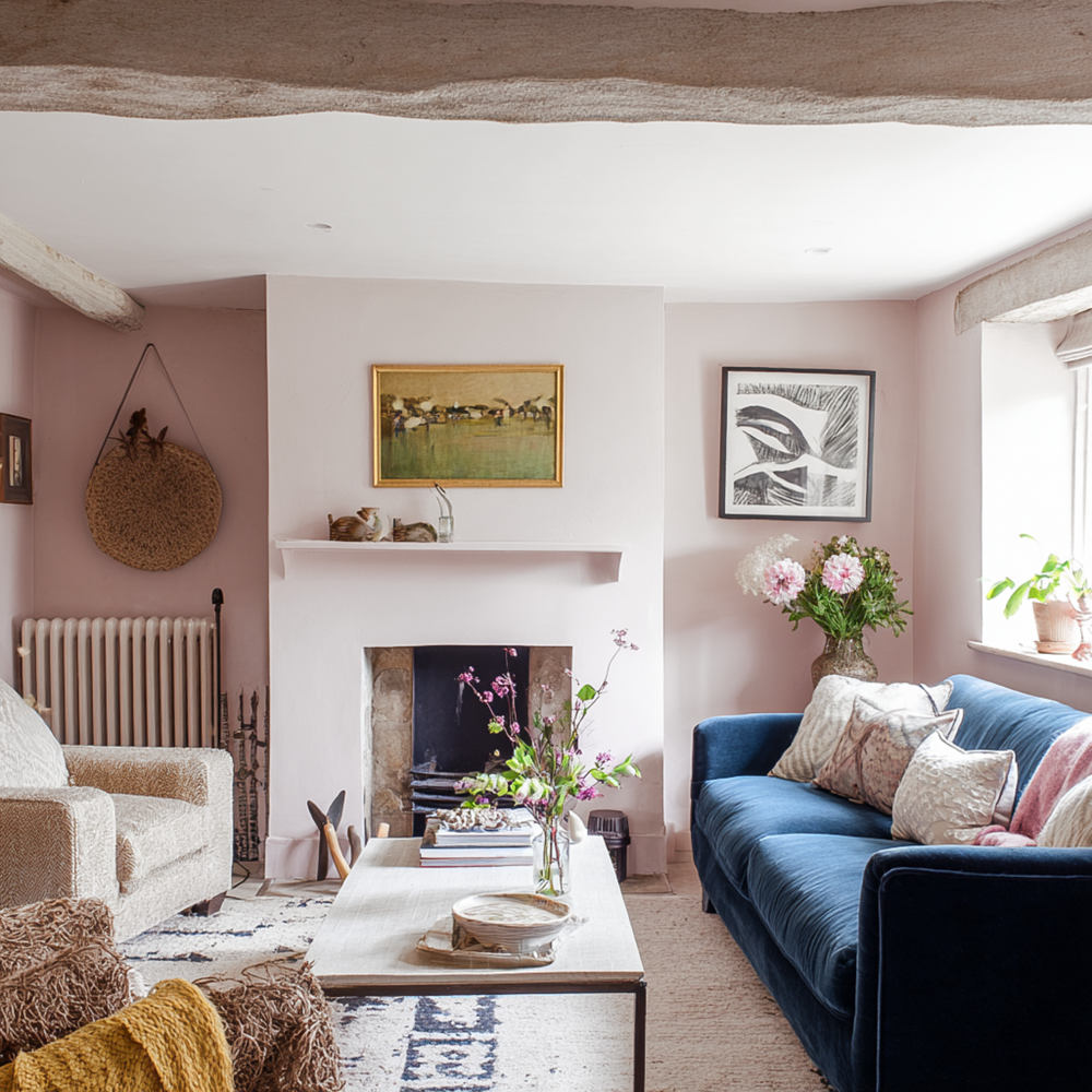 Little Knights Old Rose pink paint with grey and lavender undertones