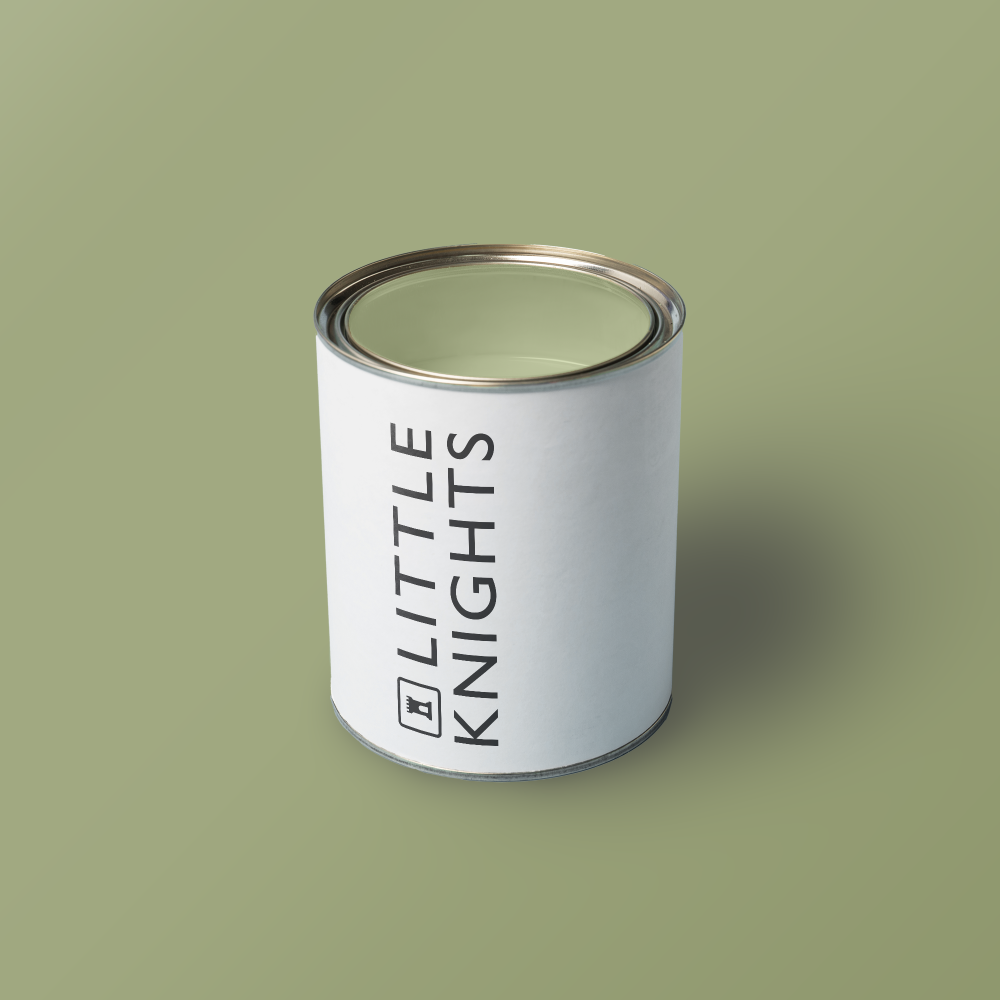 Little Knights Oregano warm earthy green paint