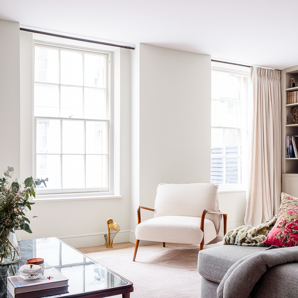 Little Knights Pebble Beach pale grey interior paint