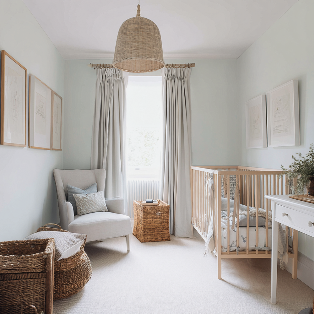 Little Knights Puddles blue grey interior paint