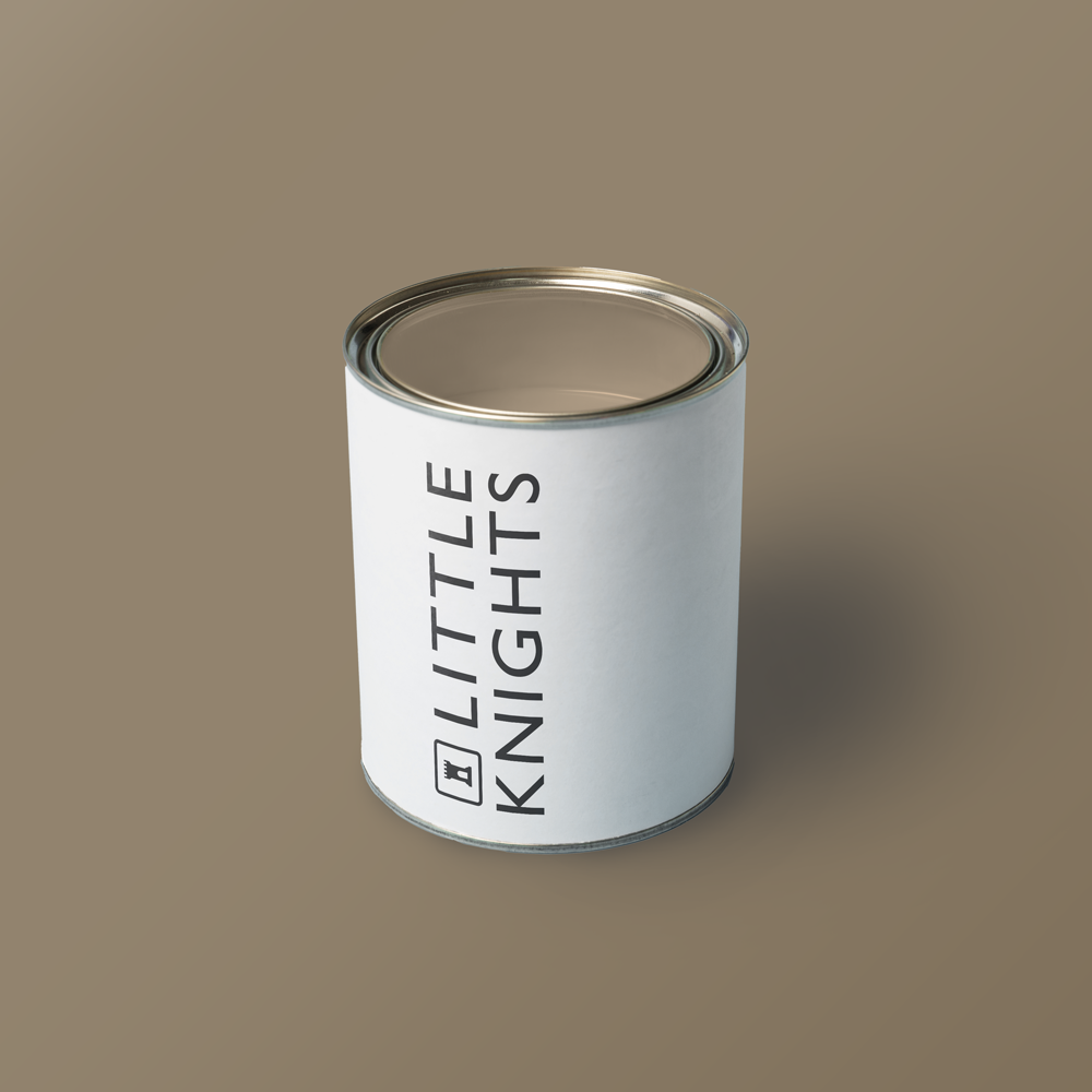 Little Knights Quilton warm cocoa brown paint